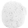 iplusmile Cuffia da Nuoto e Protezione UV Donna Vintage Bianco con Petali 3d, Alta Elasticità e Protezione Chioma Sensibili per Piscina