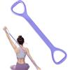 Generic Figura 8 Fasce di resistenza, Figura 8 Cinghie elastiche portatili in silicone per esercizi con maniglie, fasce di resistenza per allenamento, corda di allenamento di tensione altamente elastica