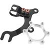 EXAOMBLE Adattatore Supporto di per Freno Bici Disco in Lega Alluminio Resistente Facile Conversione Mountain Bike Strada per Percorsi Vari
