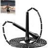 JRILUO Corda per saltare con perline, regolabile, 3,1 m, per fitness, ritmo, manici infrangibili, perline infrangibili, senza grovigli, per allenamento cardio, freestyle