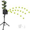 Generic Macchina per palline da tennis con telecomando, treppiede regolabile per pratica e allenamento