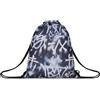 Seven Sakky Bag The Double CRAZY BRUSH, Nero, Sacca monoscomparto, Chiusura con coulisse, Scuola media e superiore, Sport, Ragazza, Ragazzo