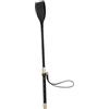 Nukinp Frustino da Equitazione Equitazione Pipistrello da Salto in Pelle PU Asta per Flogger equestre con Impugnatura Antiscivolo e 1