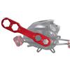 NiuLumea Kit di manutenzione per mulinello da baitcasting, in lega di alluminio, 4 in 1, con chiave esagonale e canna di pulizia, riparazione mulinello da pesca