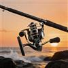 Auratrove Mulinello da pesca, AC2000-7000, bobina 5,2:1, rapporto di trasmissione 12 kg, braccio in metallo CNC per pesca d'acqua dolce di mare, spigola, carpa, trota, luccio