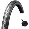 Generico Compatibile con copertone e Camera d'Aria for Bici 22x1,75, valvola Schrader, 600 g for Bici Pieghevoli, MTB, BMX e Bici da Strada(1pc 22x1.75 tiretube)