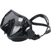 Generico Maschera da snorkeling antiappannamento - Occhialini sub in silicone e vetro temperato for apnea, nuoto immersioni subacquee(Black-Flog)