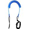 Tsophreniq Guinzaglio a spirale per tavola da surf con corda da gamba con coscia regolabile polsino alla caviglia SUP per piedi da surf sicuri accessori per kayak a spirale