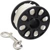 Qomcsrl Reel per Immersione Subacquea in Plastica Pom con Gancio Doppio in Acciaio Inossidabile Attrezzatura SMB per Immersioni in Grotta 50m