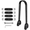 Generico Bike Back Rack - Bicycle Rear Luggage Carrier, Cycling Cargo Tail Deck, Two- Aluminum Alloy Mount | Heavy-Duty Pannier Support Frame Transport Gear Shelf Touring Storage for Commuting