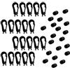RNXRZANK di 20 Ganci per Corda Elastica, Clip per Fitness, Corda