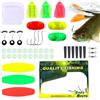 Generico Attrezzatura Da Pesca,Kit per Lenze da Pesca | Kit,Per Acqua Salata Fiume Lago Mare Camping Pesce Gatto Trota Spigola Crappie