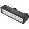 Yeaxxsqy Luce per Bici: Faro per Bici Ricaricabile 2000 Lumen e 15 luci LED con Display Batteria Intelligente e Staffa Regolabile - Nero