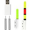 Tsophreniq Bastoni luminosi LED Night Fishing Poles Lampada Glow con batteria ricaricabile Tubo Attrezzatura da pesca Notte