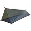 Solaughguy Tenda da campeggio ultraleggera con rete traspirante, Ripstop 40D e pavimento Oxford 210D, riparo da trekking per singola persona utilizzando bastoncini da trekking, zaino leggero