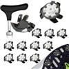 Generic Tacchetti Per Scarpe Da Golf - Senza Slip -Negozi Scarpe Da Golf | 12 Rapid Torsion Pezzi Portatili, Bordi Comodi Pro Corsi Da Golf All'aperto E Sneakers Da Golf
