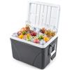 COSTWAY Frigo Portatile 41 L, Frigorifero Termico con Manici, Coperchio e Portabicchieri, Ghiacciaia Impermeabile per Cibi e Bevande, Raffreddamento e Riscaldamento per Campeggio, Picnic e Viaggio
