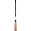 RemixAst Canna da pesca in fibra di carbonio, da 1,2 m a 2,4 m, portatile, telescopica, con manico in legno antiscivolo e lunghezza ridotta di 27 cm, per viaggi all'aperto (1,5 m marrone)