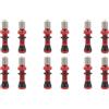 YGBWAOV 6 Paio di Valvole per Aria Tubeless da 40 mm per Bici da Strada e MTB con Stelo Valvola Tubeless Universale Schrader da 10 Mm