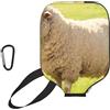 CNTDBU Custodia per pagaia in soffice lana di pecora, in neoprene, con tasca in rete, moschettone per borsa da palestra