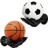 Jerhyun 2 Pezzi Scaffali a Forma di Palma, Supporto per Palloni Ultra Sicuro e Stabile con Viti e Chiodi Adatto Riporre Palloni da Calcio Basket
