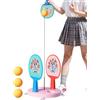 Gungtj Set di allenamento da tennis da tavolo | Set di palline da pong con racchetta | Accessorio sportivo individuale per e adulti, per esercizi interni esterni, casa, ufficio, sala da pranzo