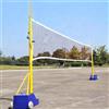 Generic Bastoni da badminton e pallavolo da interno, altezza regolabile 1,6-2,1 m, con rete da badminton e rete da pallavolo, per spiaggia, parco, palestra