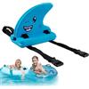 Generisch Pinne da nuoto per bambini, pinne di squalo, dispositivo per piscina a forma di pinna, galleggiante con , dispositivo portatile per piscina