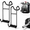 Generic 2/4 Pezzi Ganci per Manubri Palestra, Include 2/4 Braccialetti Fitness, Portata 100 kg (220 lbs), Ganci per Sollevamento Pesi su Panca per Allenamento Petto e Spalle Sicuro，2pcs B