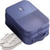 Genérico Custodia organizer da viaggio per scarpe, 33 x 22 x 15 cm, impermeabile, design di capacità a più strati di protezione con chiusura a cerniera, Blu navy, la descrizione, Vedere la descrizione