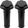 Tsophreniq Universals - Supporto per canna da pesca con coperchio ribaltabile, portatile, montaggio a filo, per barche, attrezzatura da pesca, accessori per canoe, staffe fisse