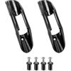 Tsophreniq 2 pezzi Kayak Paddle Holder Clip Set Kayak Deck Mounted Remi Keeper Tool Part Hardware di Fissaggio per Canoe Barche Paddle Clip