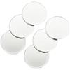 SWETRACE 6 Marcatori da Golf 25mm Argento con Disco di Marcatura Posizione Pallina, Accessori per Allenamento Golf e Strumento di Allineamento per Golfisti