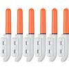 TIANHENGMart Canna da pesca elettronica con luce LED e attrezzatura rimovibile, 6 pezzi (rosso)