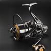 Auratrove Mulinello da pesca, serie 8000-14000, mulinello per acqua salata, corpo in lega di alluminio con 6 + 1 cuscinetti per Big Game Sea Surf Bass luccio