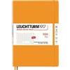 LEUCHTTURM1917 367569 - Agenda mensile con taccuino, copertina morbida, composizione (B5) 2024, 16 mesi, rising sun, inglese