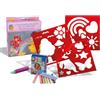 Pustefix MALEFIX Street Gesso Stencil Set Unicorno
