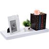 EUGAD Mensola da Muro, Mensole a Scomparsa da Parete, MDF, 50x22,9x3,8cm, Bianco, Scaffale Portaoggetti in Legno Decorazione per Soggiorno Sala Salotto Ingresso 0090QJ