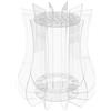 Enwye Vaso per Fiori, 1 Pezzo di Vaso Puzzle per portafiori, espositore in Acrilico Adatto per Rose botaniche, crisantemi, Girasoli (12 Pezzi in Acrilico)