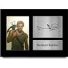HWC Trading Norman Reedus A4 Senza Cornice Firmato Regalo Visualizzazione Delle Foto Print Immagine Autografo Stampato Per The Walking Dead Tv Show Fan