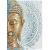 QENSPE Diamond Painting Budda, Kit per Diamond Painting 5D, Pittura Diamante Fai da Te, Diamond Painting Kit Completo Statua Diamond Painting Bambini, Decorazione per Casa e Pareti 30x40cm