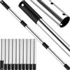 4BAOHUI Asta telescopica per piscina regolabile da 75 cm a 365 cm, accessorio per piscina, asta in acciaio inox e stabile, asta per piscina estensibile per retini comuni, skimmer Net, spazzole per