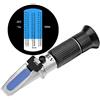 HHTEC Rifrattometro per viticoltura 0-190 °Oechsle, 0-44 Brix, 0-38 KMW con ATC, per Vino, Mosto, Birra e Frutta, misuratore del Contenuto di Zucchero, rifrattometro Professionale