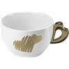 Guzzini Tazza Colazione Love, Sabbia, 14 x 12.5 x h9 cm