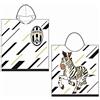 JUVENTUS hermet Juventus 8916 020 2130 Poncho in Spugna, 100% Cotone, Bianco/Nero, 50 x 50 x 1 cm