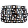 SEZO WS2812B ECO Striscia LED 5M 300 LEDs DC5V SMD5050 indirizzabile individualmente Striscia luminosa a colori da sogno Fili in lega IP30 Non Impermeabile per progetti interni fai da te(WS2812E)