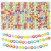 ARTDOT 1400 Pezzi Lettere per Braccialetti, 7 X 4 mm A-Z Perline per Braccialetti per Creazione di Braccialetti, Friendship Bracelet Kit Regalo Bambina 5 6 7 Anni