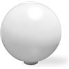 EXTRUMOL - Diffusore sferico - Illuminazione esterna - Polietilene - Sostituzione con tipo di filettatura - Illuminazione esterna - Bianco - Dimensioni: Ø 25 cm - Filettatura: 10 cm