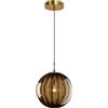 HEBXMF Lampadario in stile minimalista francese, lampada a sospensione sferica in vetro colorato con personalità creativa, lampada a sospensione a testa singola con vite E27, apparecchi di illuminazio