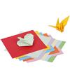 Teogneot Origami Colorati Double Face Origami 10 Colori Vivaci Assortiti 100 Fogli Da 25x 25cm Carta Pieghevole Per Progetti Artistici Artigianali